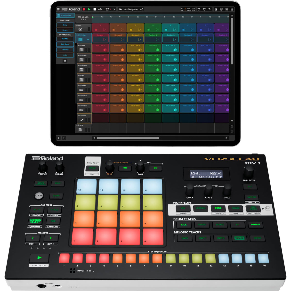 Roland MV-1 Verselab All in One Song Production Studio