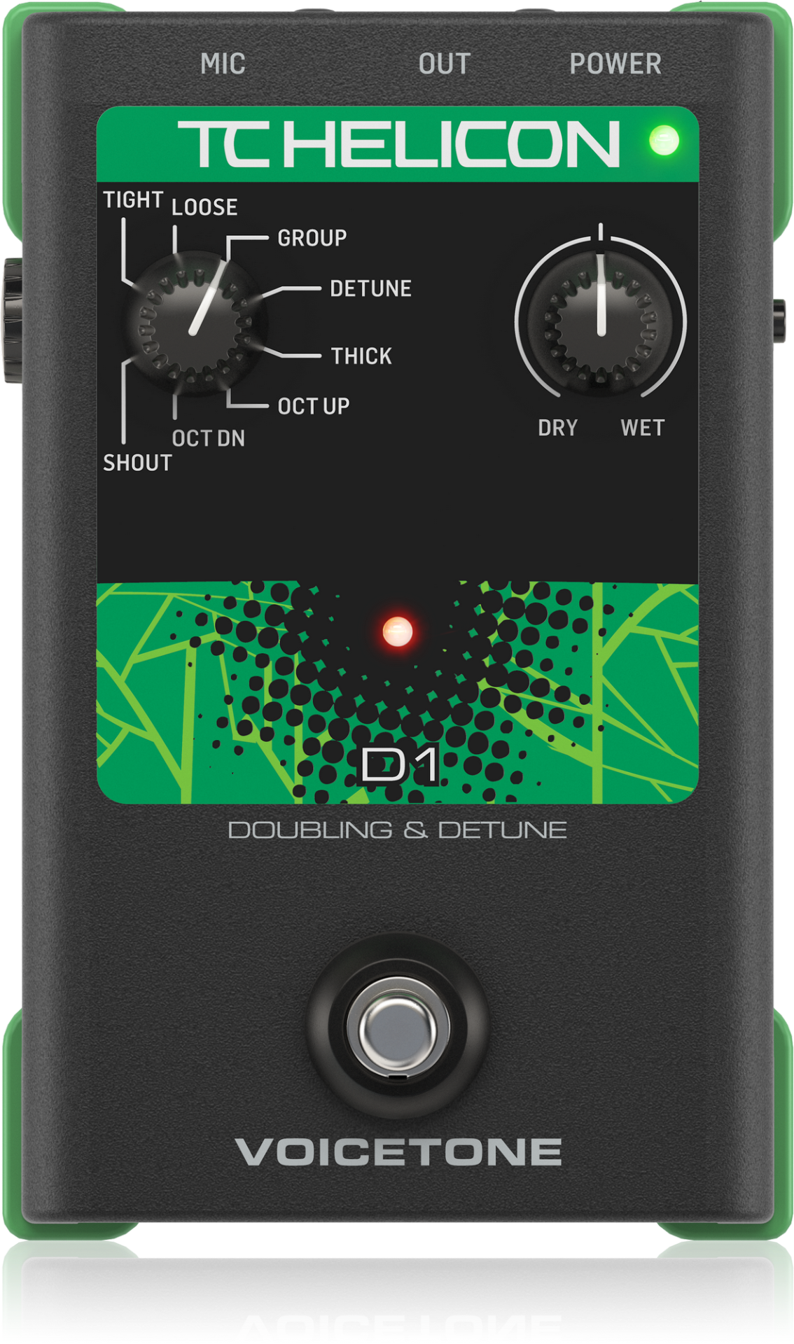 detune pedal TC Helicon VoiceTone D1 Doubling and Detune Pedal