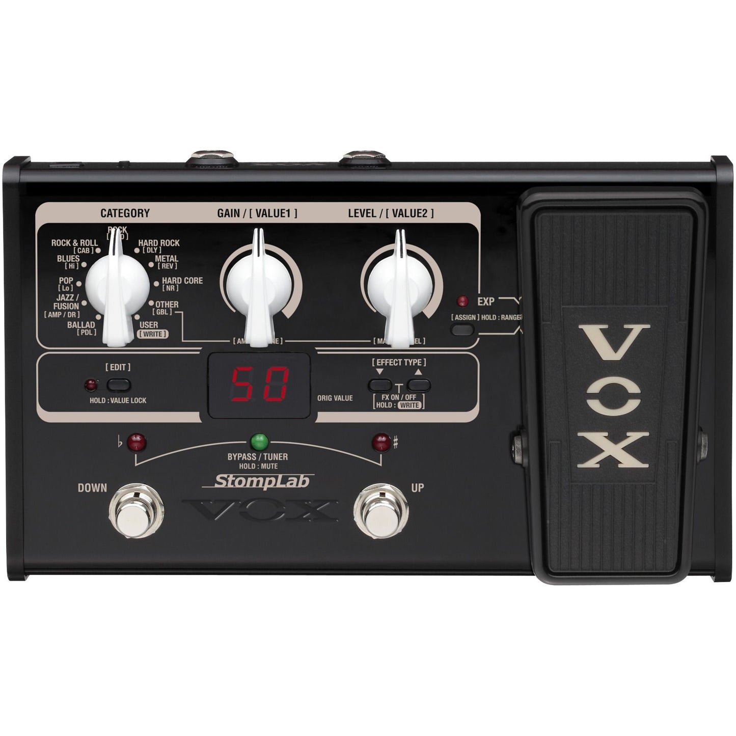 Vox StompLab IIG Modeling Guitar Effect Processor Pedal