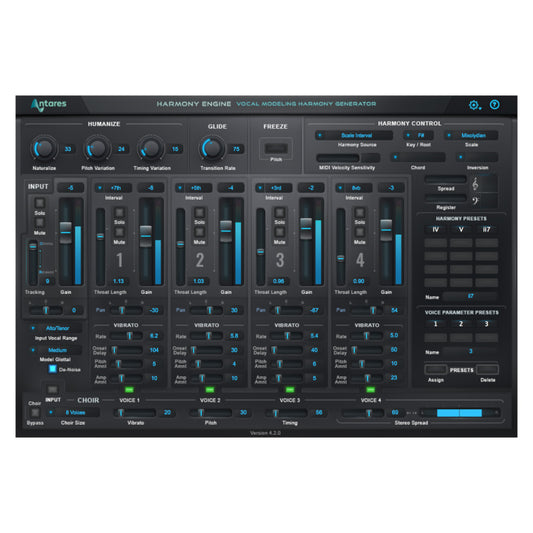 Antares Harmony Engine Vocal Harmony Plug-in