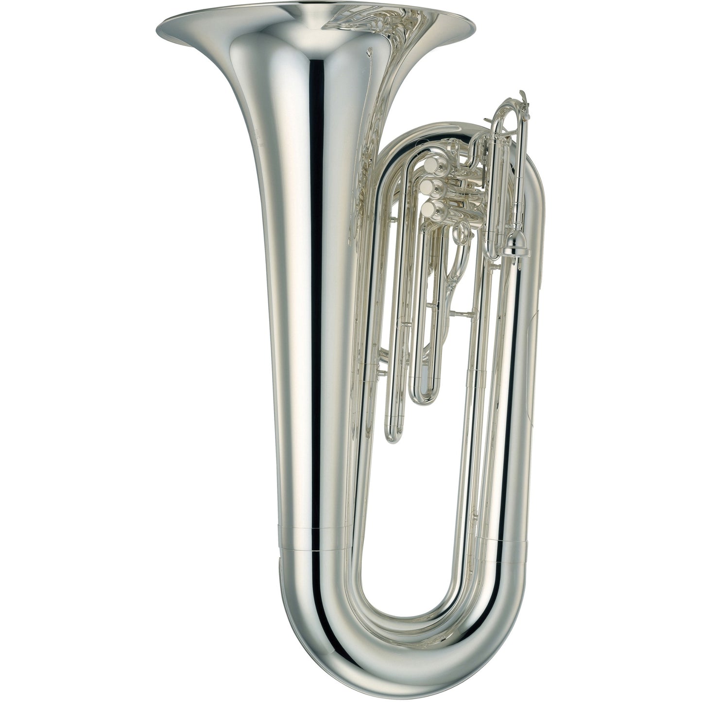 Yamaha YBB202MSWC Marching Tuba Silver Plated