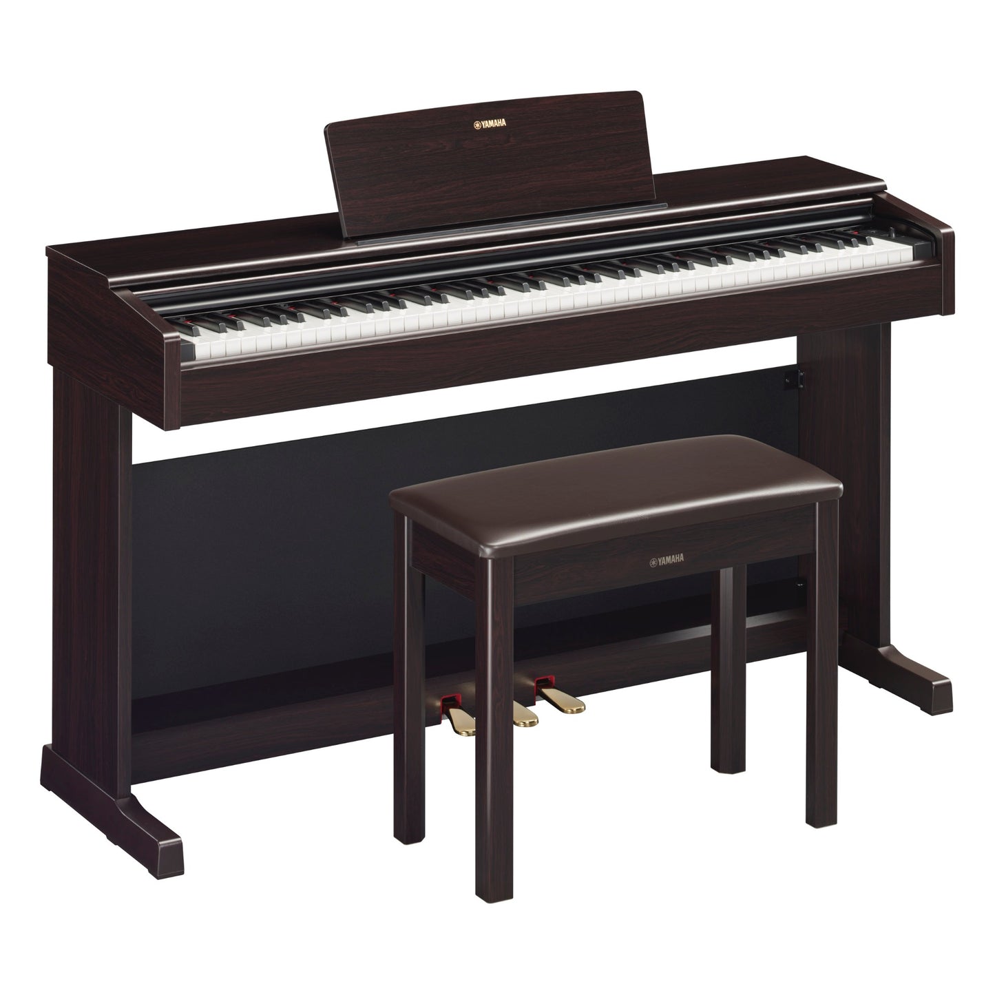 Yamaha YDP145R Dark Rosewood Arius Traditional Console Digital Piano with Bench