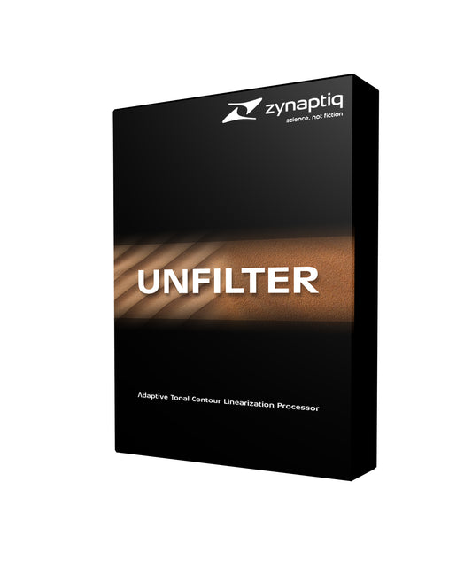 Zynaptiq UNFILTER De-Verberation and Signal Focusing