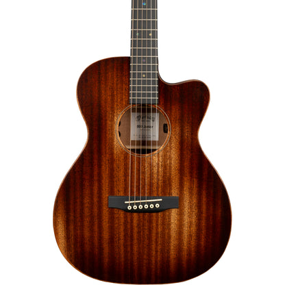 Martin 000C Jr E StreetMaster Acoustic Electric Guitar - Dark Mahogany Distressed