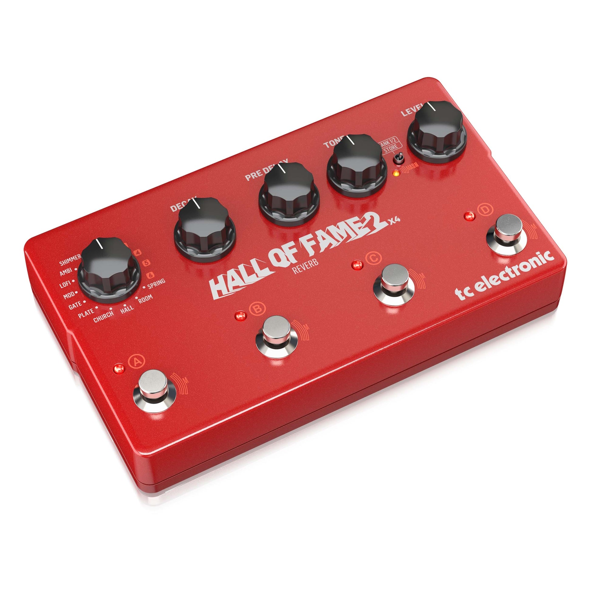 tc reverb pedal TC Electronics Hall of Fame 2x4 Reverb Pedal – Alto Music