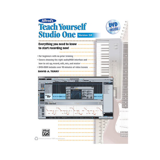 Alfred’s Teach Yourself Studio One, Version 2.0