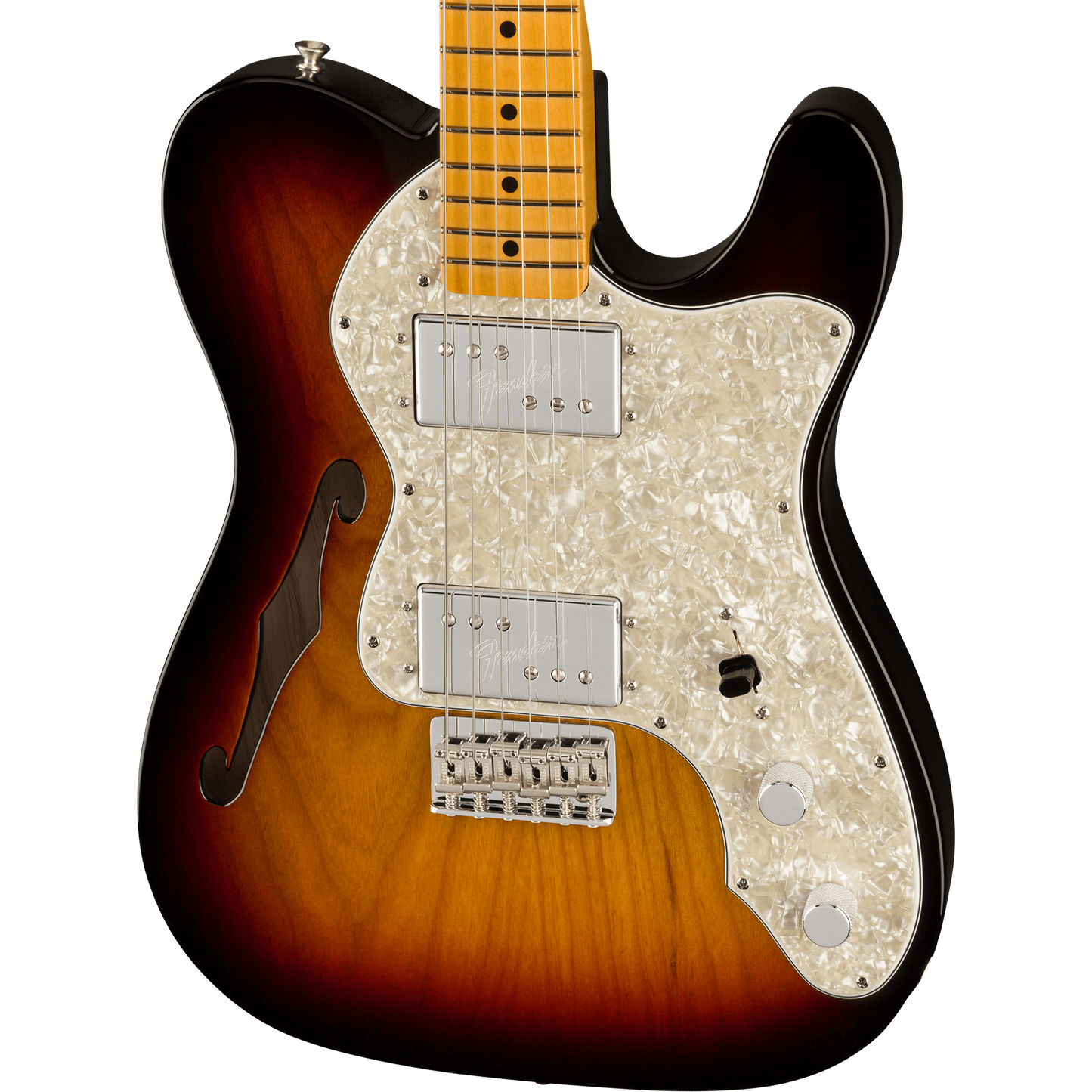 Fender American Vintage II 1972 Telecaster® Thinline Electric Guitar, 3-Color Sunburst