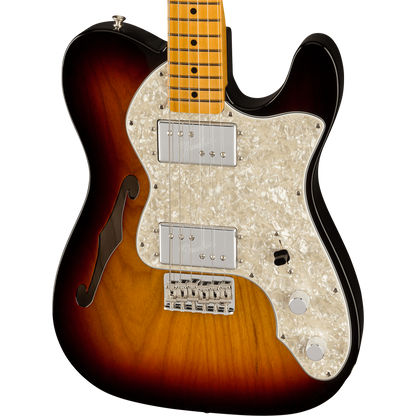 Fender American Vintage II 1972 Telecaster® Thinline Electric Guitar, 3-Color Sunburst