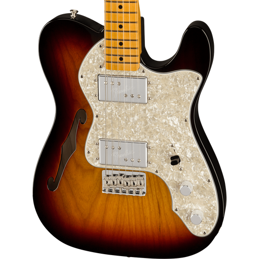 Fender American Vintage II 1972 Telecaster® Thinline Electric Guitar, 3-Color Sunburst