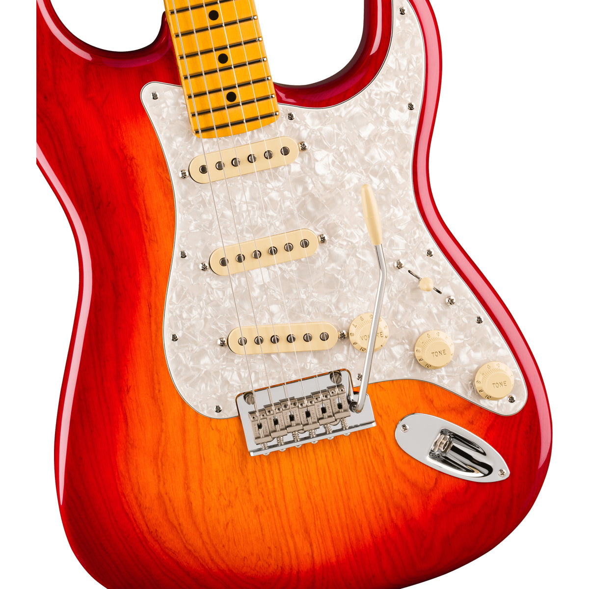 Fender American Professional Stratocaster - Maple Fingerboard, Aged Cherry Burst