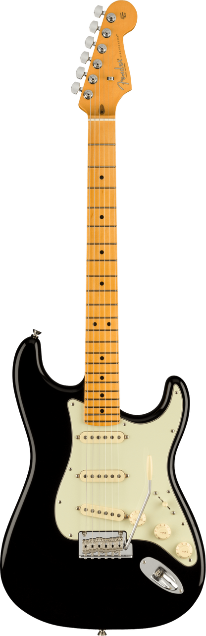 Fender American Professional II Stratocaster Electric Guitar Maple Neck, Black