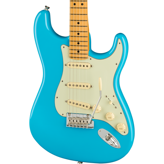 Fender American Professional II Stratocaster® Electric Guitar, Maple, Miami Blue