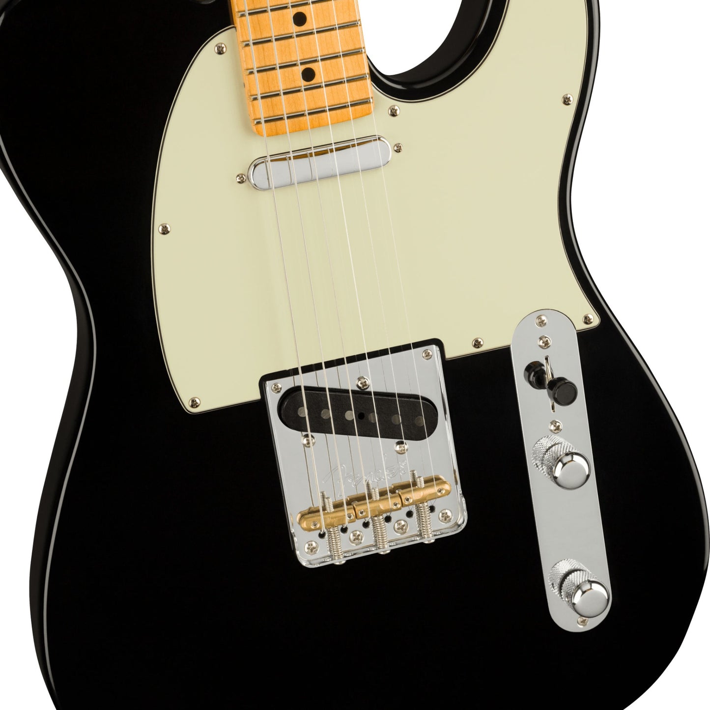 Fender American Professional II Telecaster Electric Guitar in Black