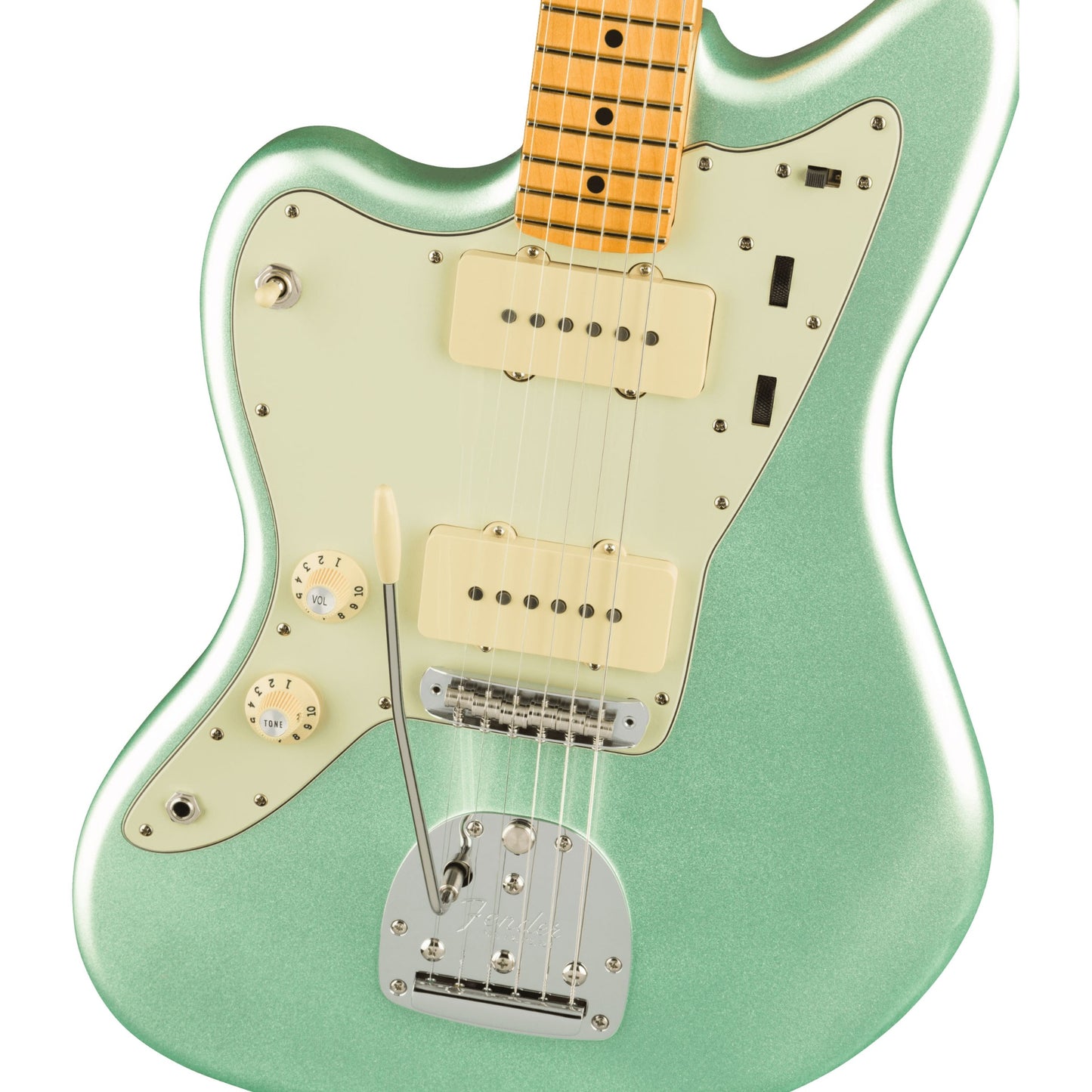 Fender American Professional II Jazzmaster Left-Hand - Mystic Surf Green