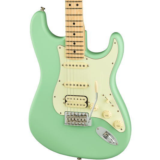Fender American Performer Stratocaster® HSS Electric Guitar, Satin Surf Green