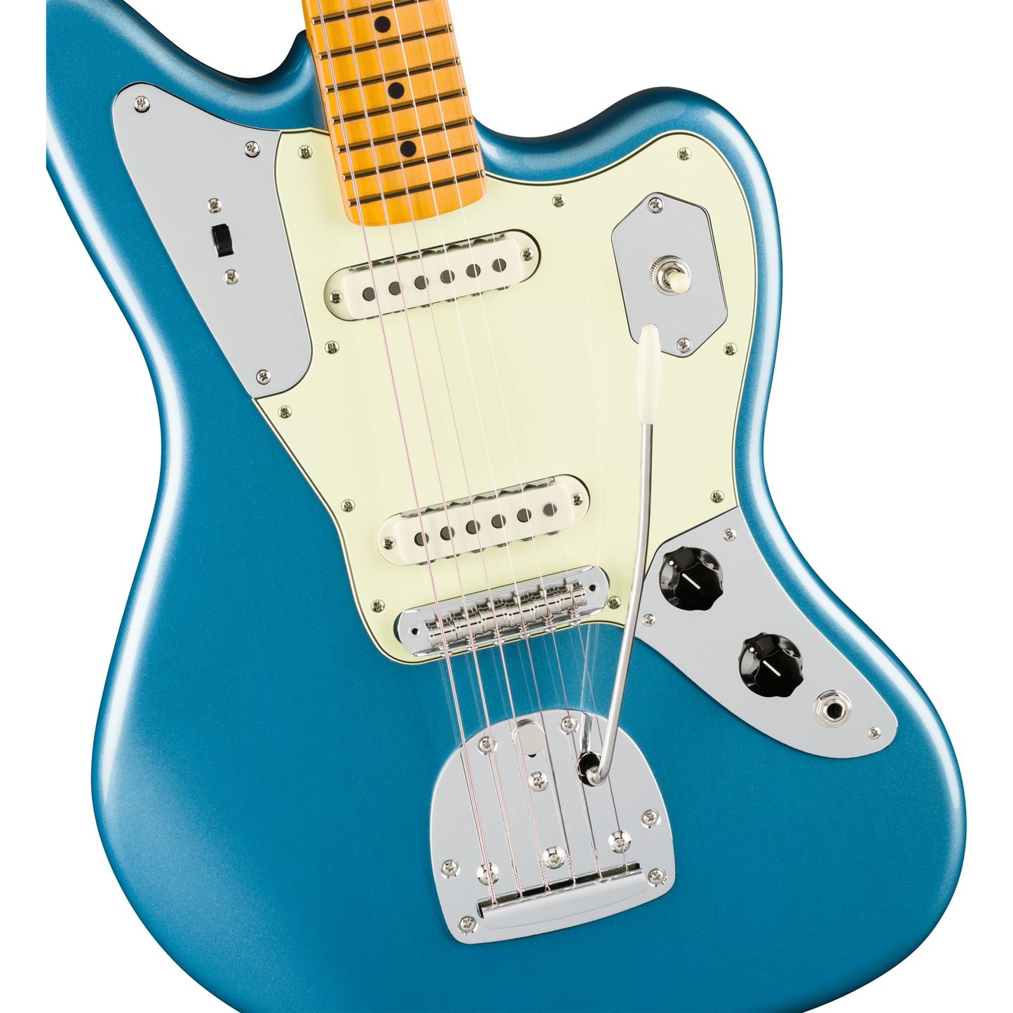 Fender American Professional Classic Jaguar Electric Guitar - Faded Lake Placid Blue