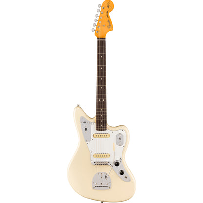 Fender Johnny Marr Jaguar in Olympic White Finish with Case