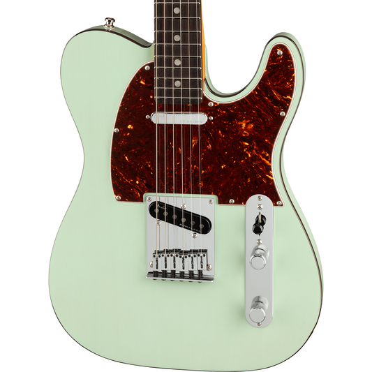 Fender Ultra Luxe Telecaster® Electric Guitar, Transparent Surf Green