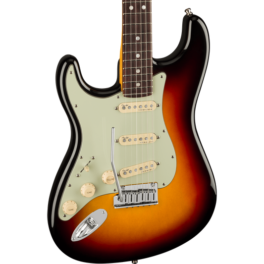 Fender American Ultra Stratocaster® Left-Hand Electric Guitar, Ultraburst