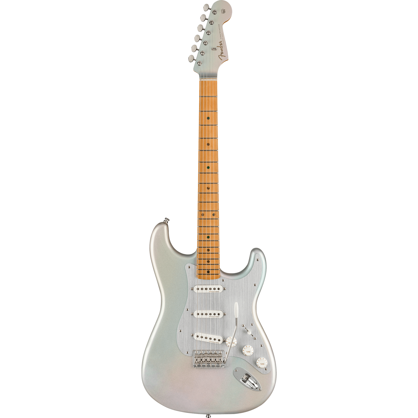 Fender H.E.R. Stratocaster Electric Guitar - Chrome Glow