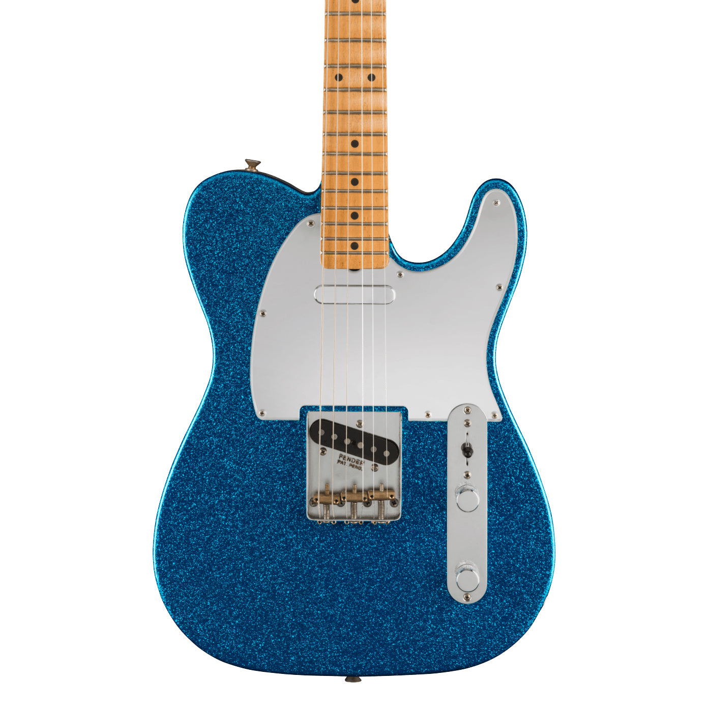 Fender J Mascis Telecaster Electric Guitar in Bottle Rocket Blue Flake
