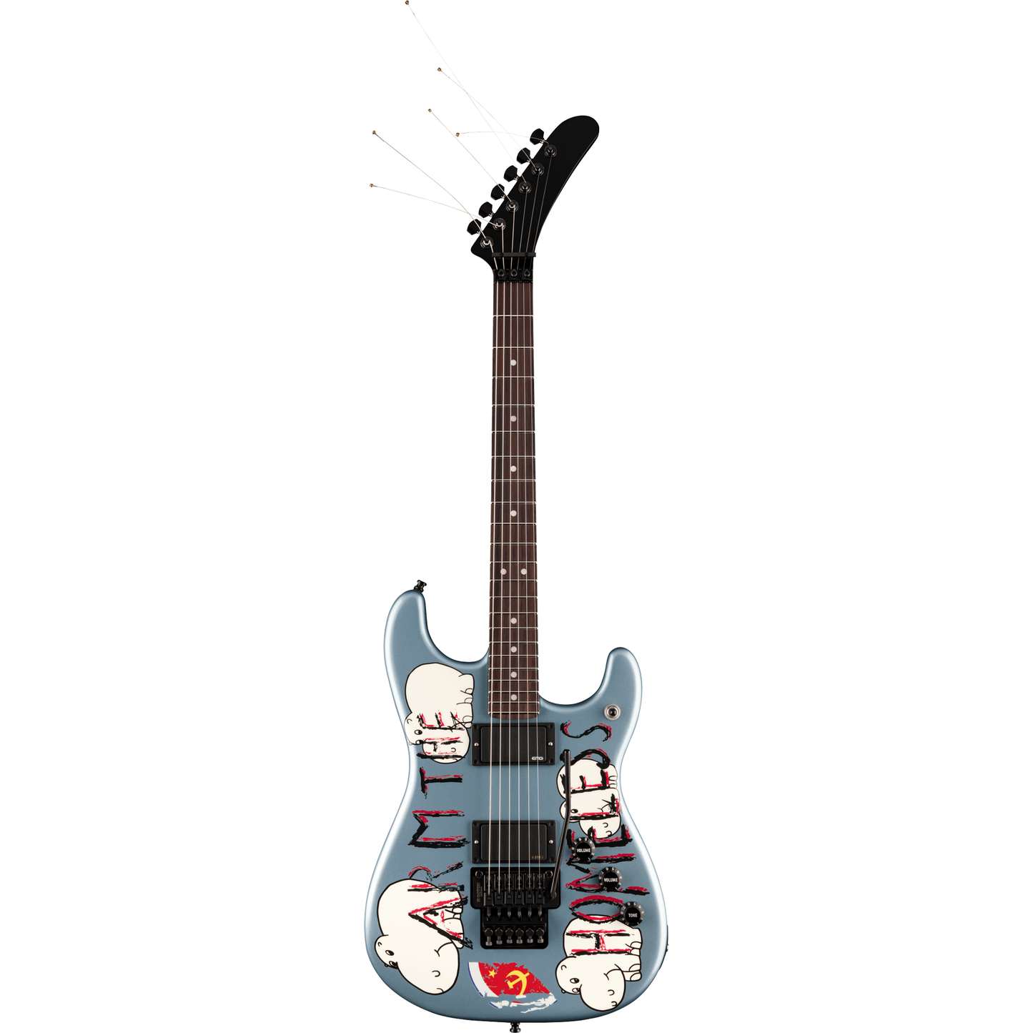 Fender Tom Morello "Arm The Homeless" Stratocaster - Blue Ice Metallic
