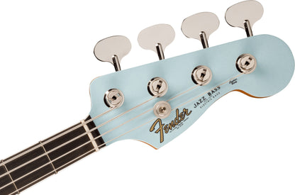 Fender Gold Foil Jazz Bass - Ebony Fingerboard, Sonic Blue