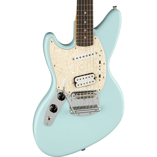 Fender Kurt Cobain Signature Jag-Stang® Left Handed Electric Guitar, Sonic Blue