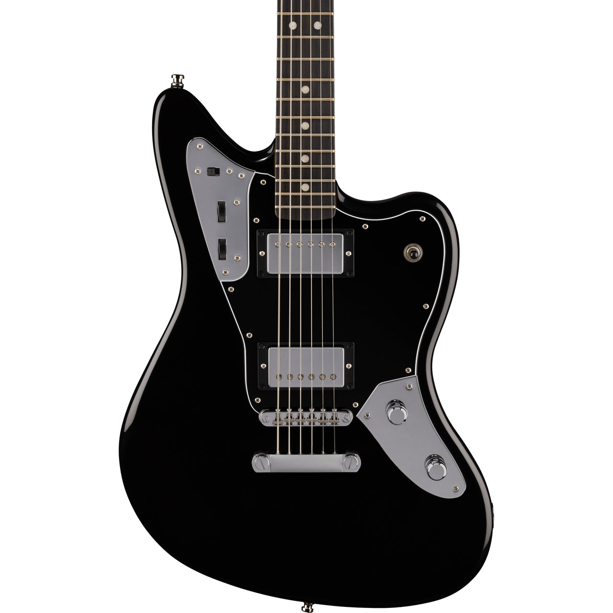 Fender Limited Edition Player Fusion Jaguar Baritone Guitar - Ebony Fingerboard, Black