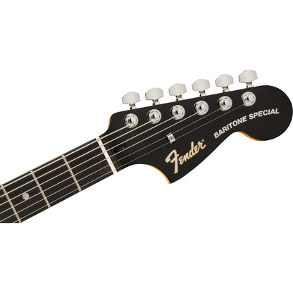Fender Limited Edition Player Fusion Jaguar Baritone Guitar - Ebony Fingerboard, Silverburst