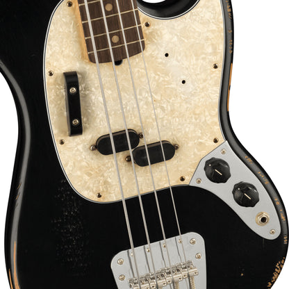 Fender JMJ Road Worn Mustang Bass in Black