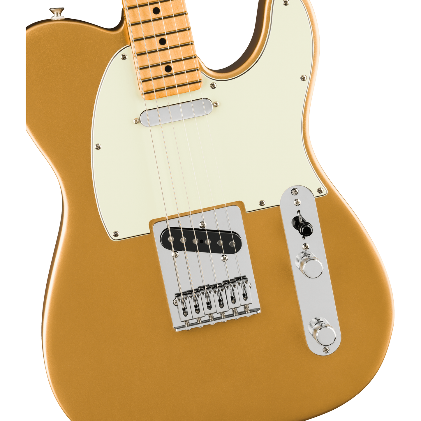 Fender 75th Anniversary Player II Telecaster - Maple Fingerboard, Aztec Gold