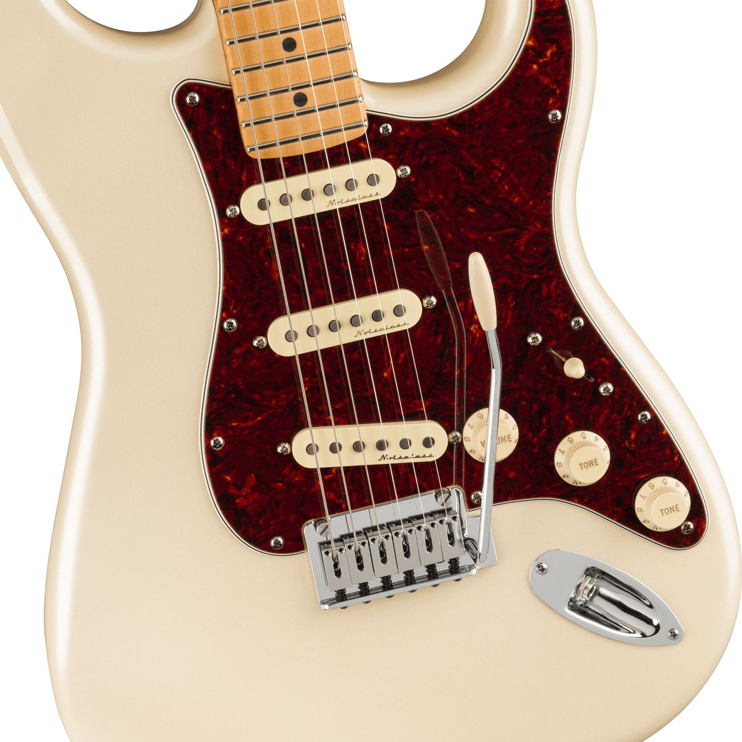 Fender Player Plus Stratocaster® Electric Guitar, Olympic Pearl