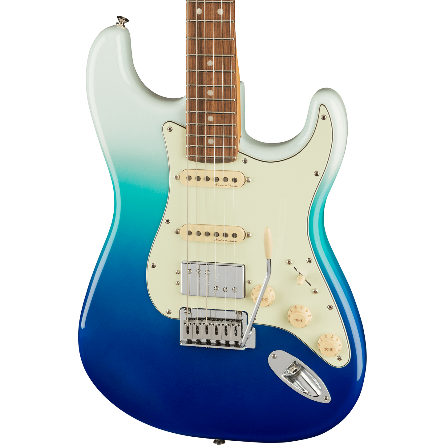 Fender Player Plus Stratocaster® HSS Electric Guitar, Belair Blue