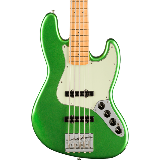 Fender Player Plus Jazz Bass® V, Maple Fingerboard, Cosmic Jade