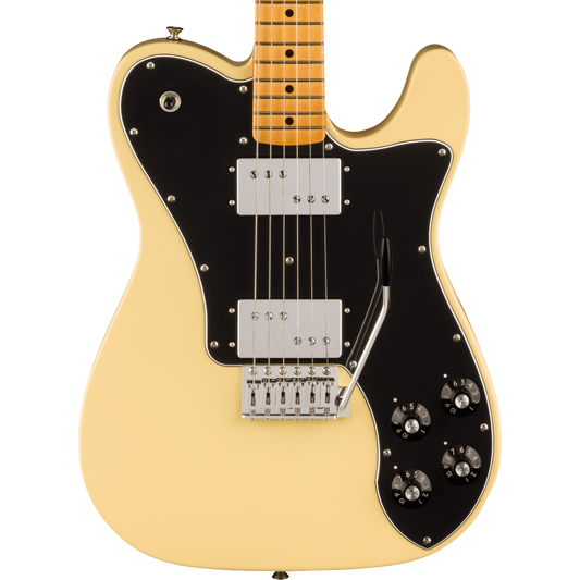 Fender Vintera® II '70s Telecaster® Deluxe w/ Tremolo Electric Guitar, Vintage White