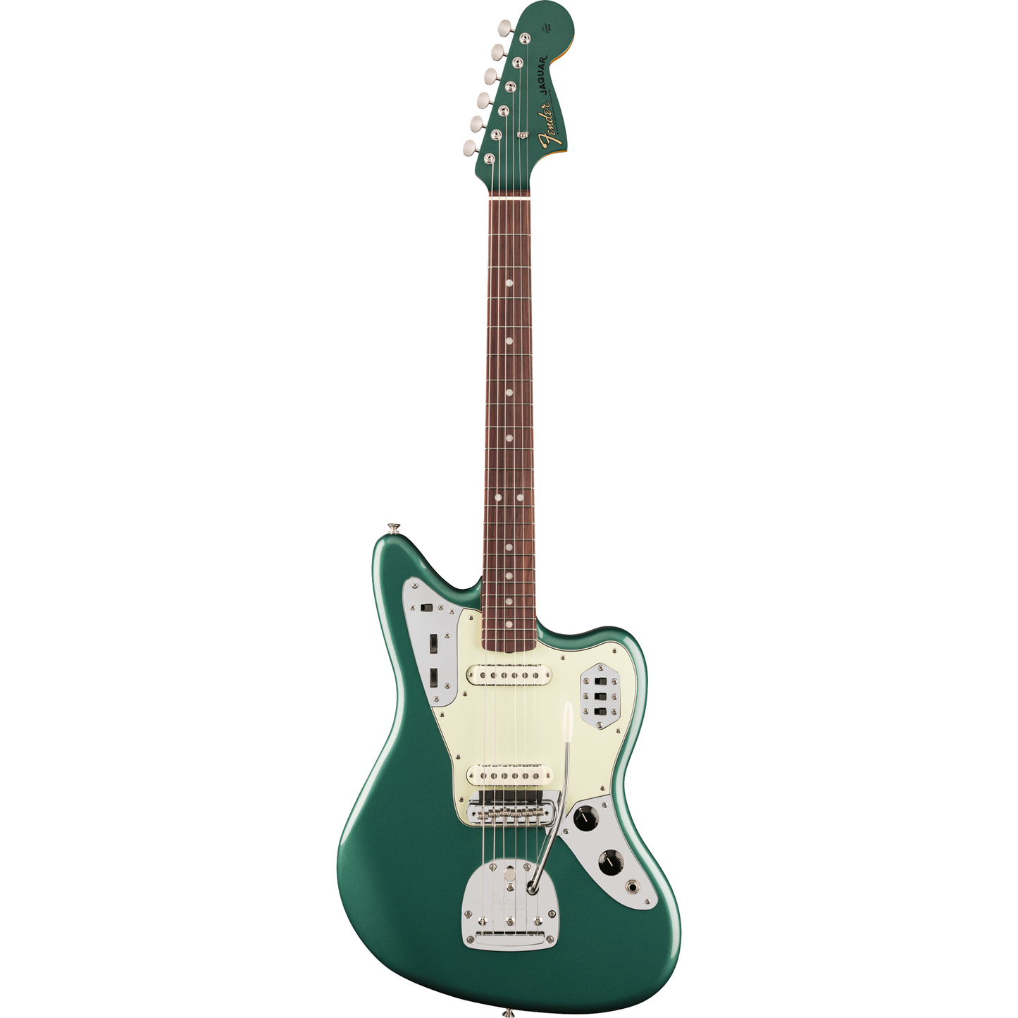 Fender Vintera III Mid '60s Jaguar Electric Guitar - Rosewood Fingerboard, Sherwood Green Metallic