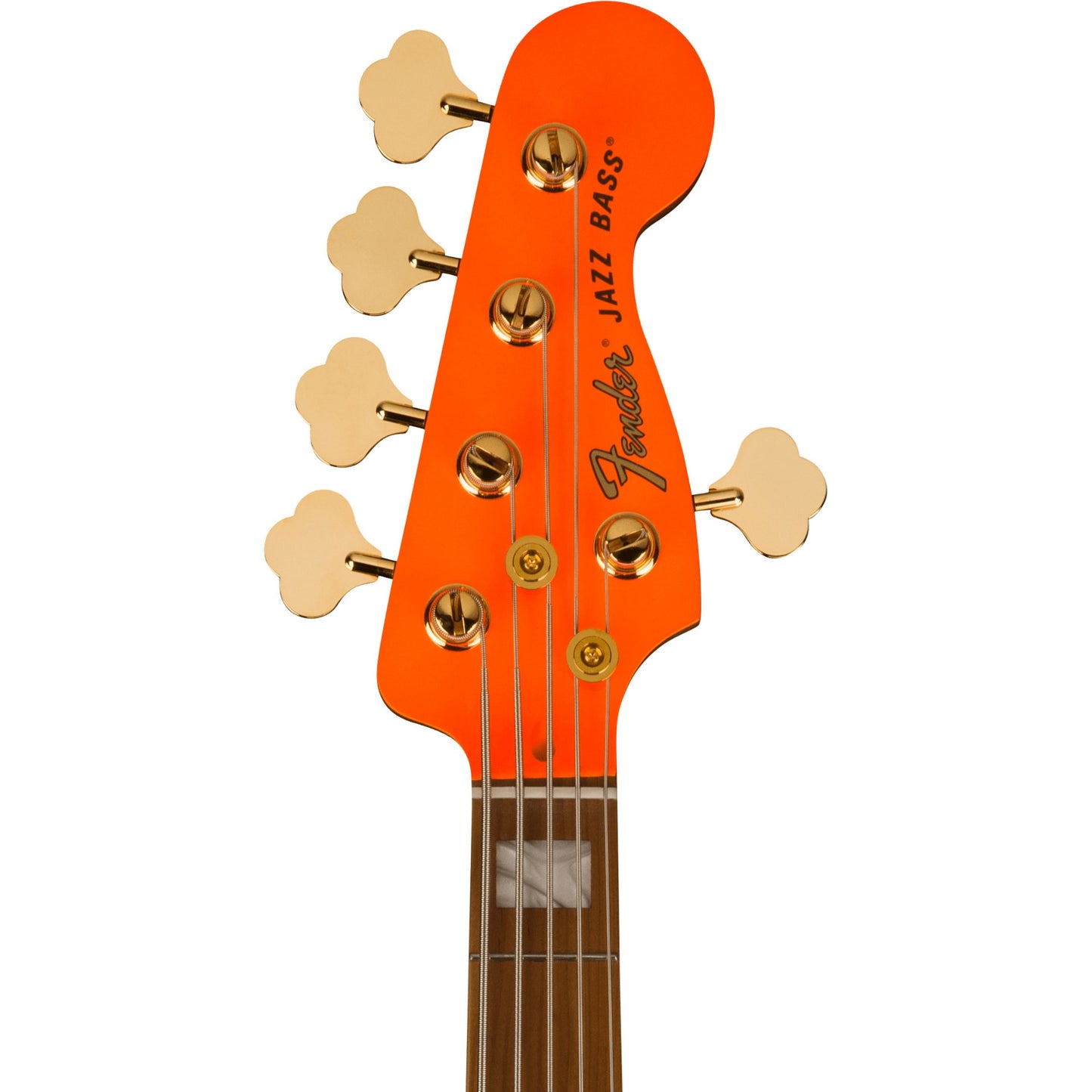 Fender MonoNeon Jazz Bass V, Maple Fingerboard - Neon Yellow