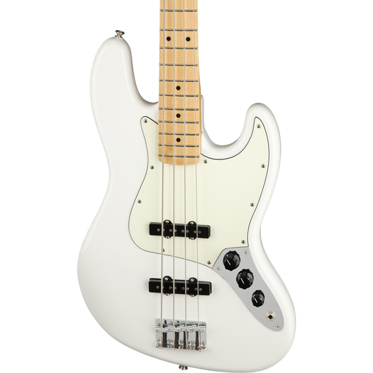 Fender Player Jazz Electric Bass Guitar - Maple Fingerboard - Polar White