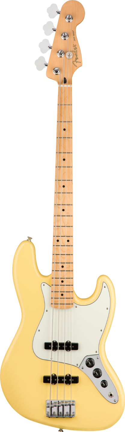Fender Player Jazz Electric Bass Guitar - Maple Fingerboard - Buttercream