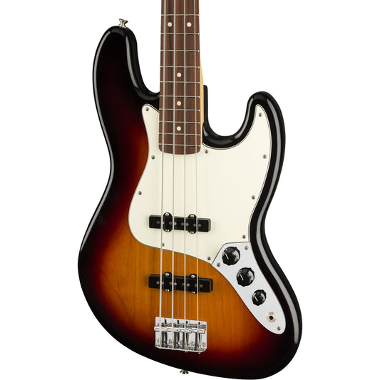 Fender Player Jazz Electric Bass Pau Ferro Fingerboard, 3 Color Sunburst