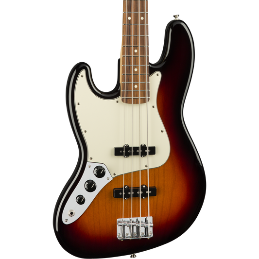 Fender Player Jazz Bass® Left Handed Pau Ferro, 3 Color Sunburst