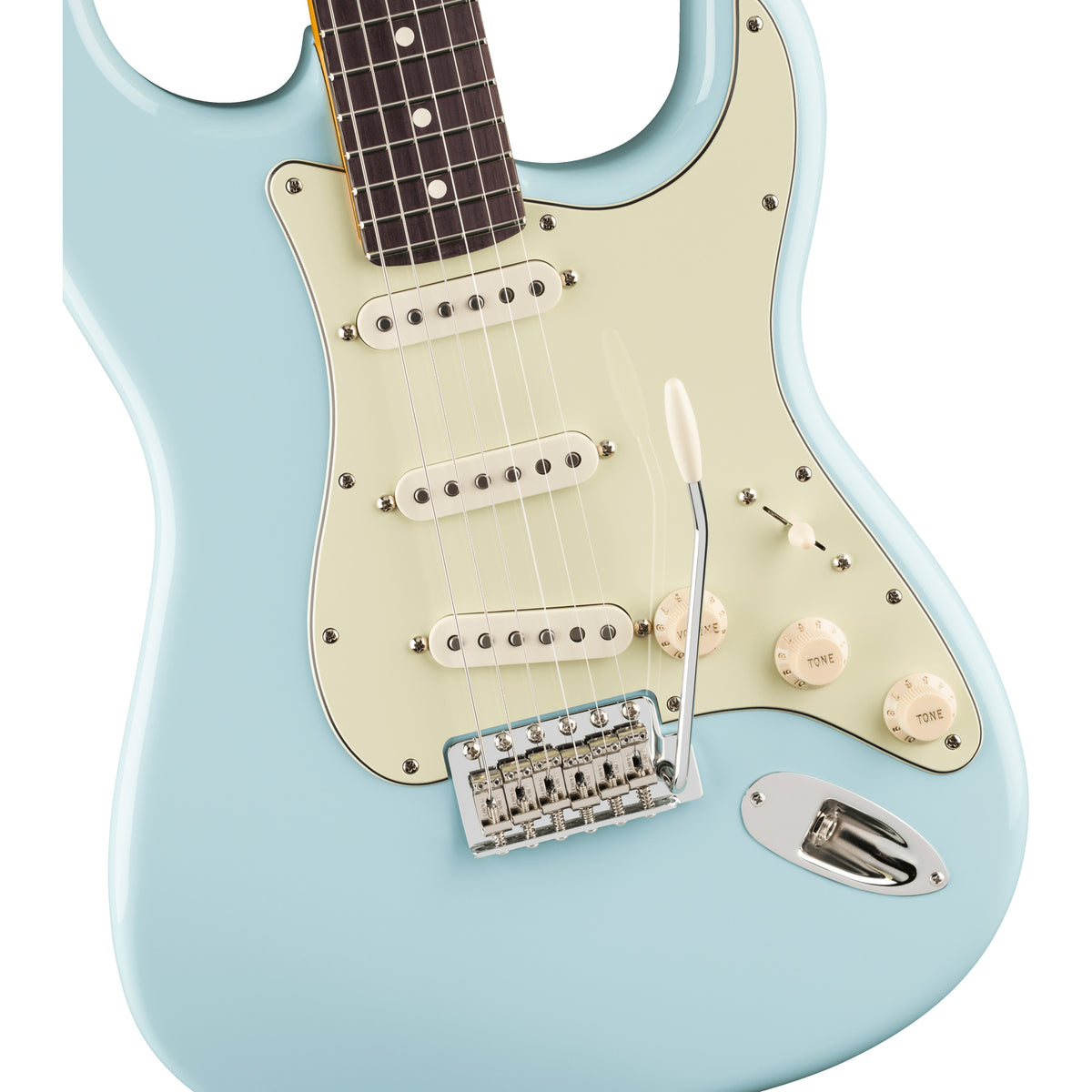 Fender Limited Edition Pro Classic Silent Stratocaster - Rosewood Fingerboard, Daphne Blue