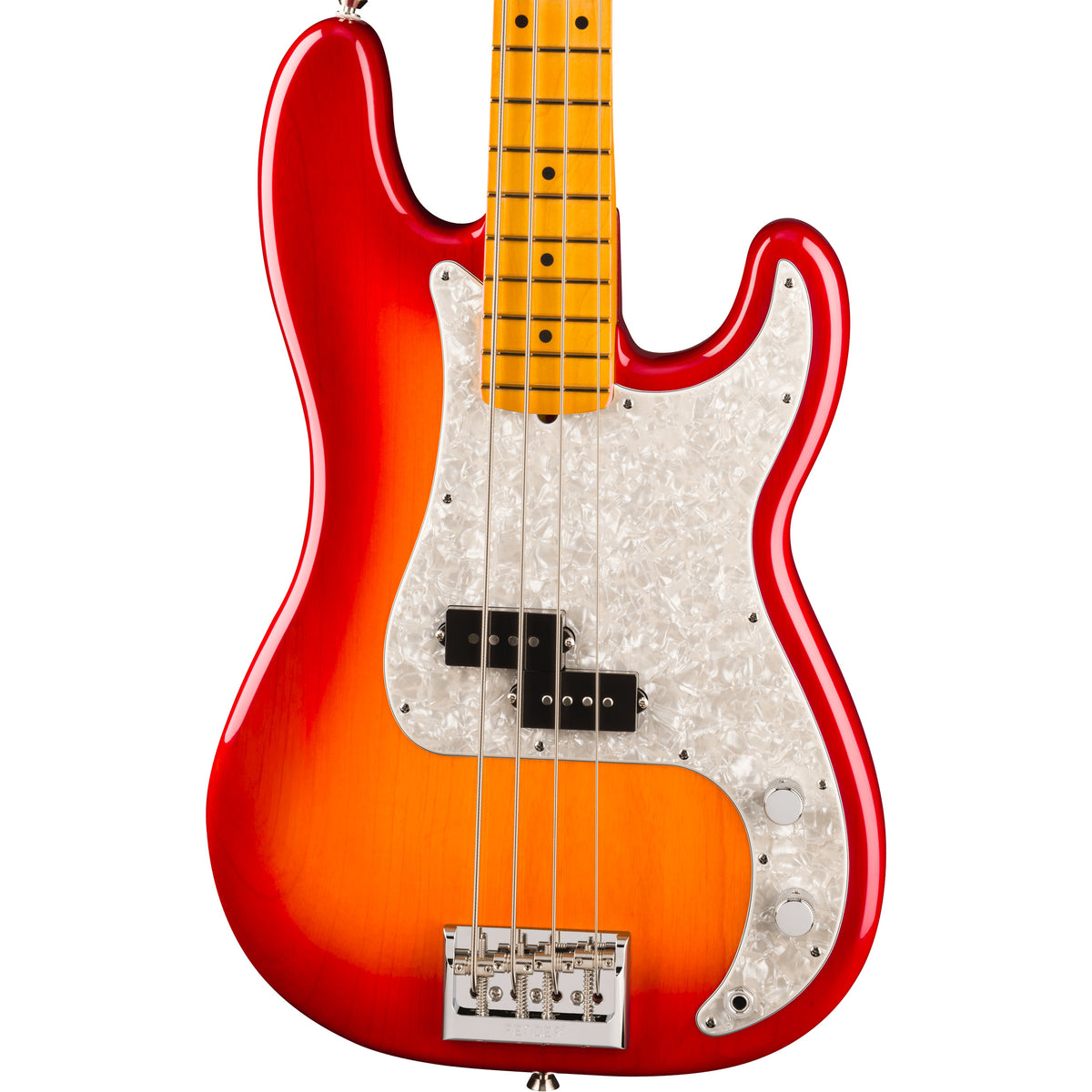Fender American Professional Precision Bass - Maple Fingerboard, Aged Cherry Burst