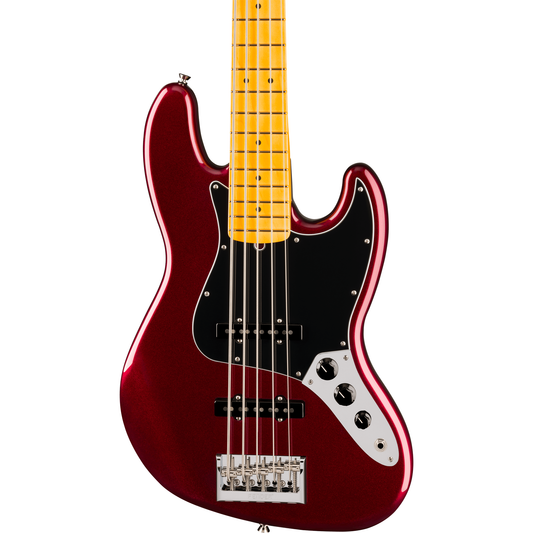 Fender American Professional Jazz Bass V - Maple Fingerboard, Oxblood