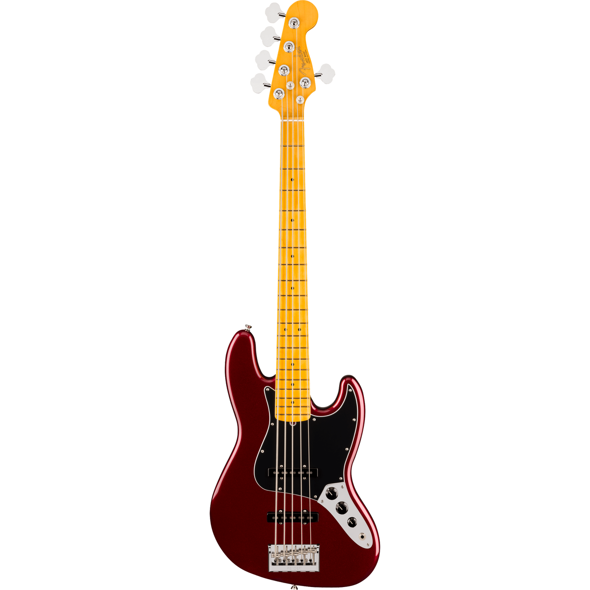 Fender American Professional Jazz Bass V - Maple Fingerboard, Oxblood