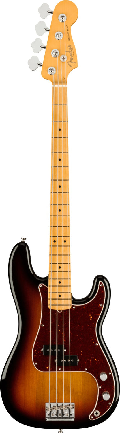 Fender American Pro II Precision Bass - 3-Color Sunburst, Maple Fretboard