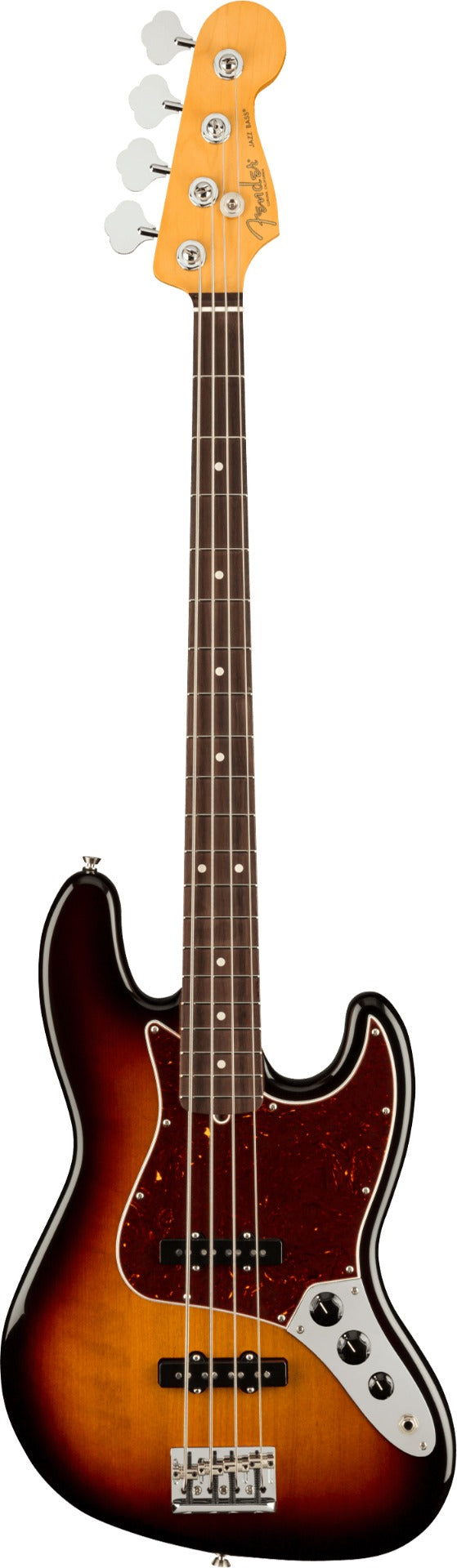 Fender American Professional II Jazz Bass - 3-Color Sunburst, Rosewood Fretboard
