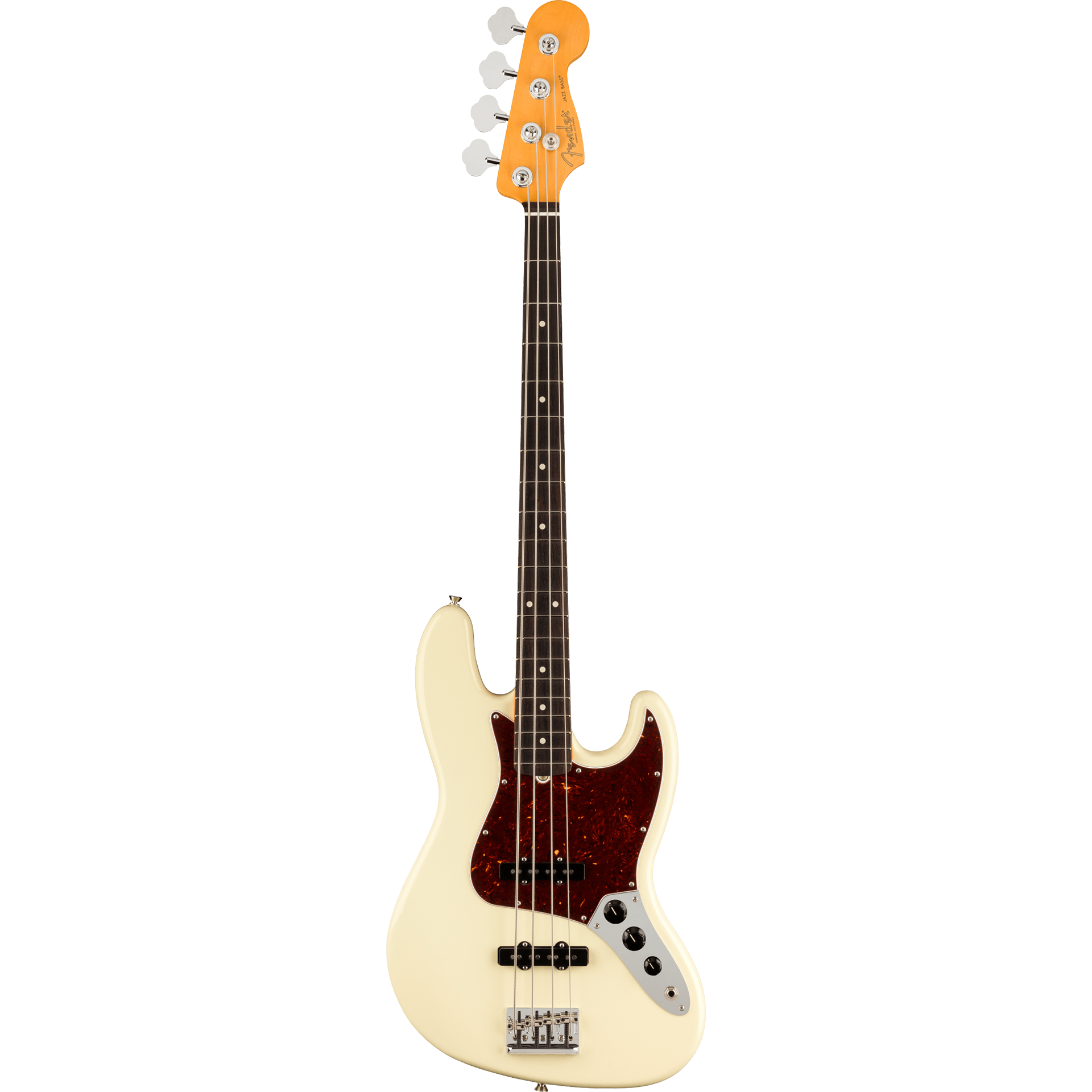 Fender American Professional II Jazz Bass Electric Bass Olympic Whit Alto Music