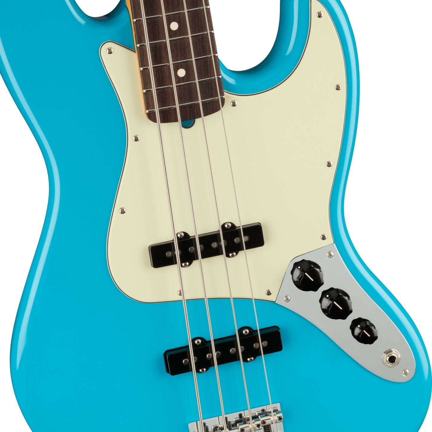 Fender American Professional II Jazz Bass - Miami Blue, Rosewood Fretboard